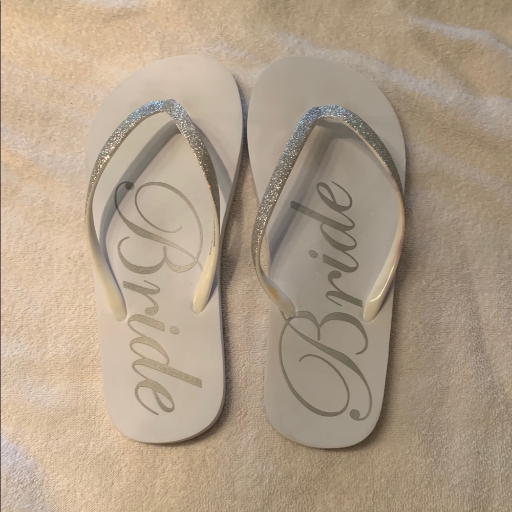 Bride Flip Flops
